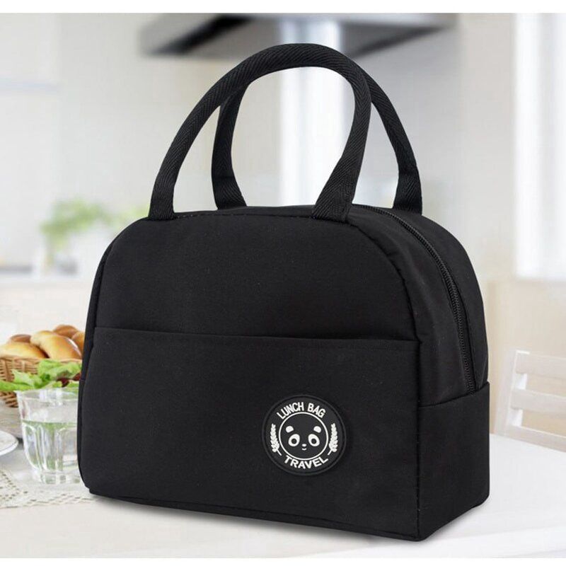 Insulated Bento Bag Lunch Bag TC111-3 Black 12214