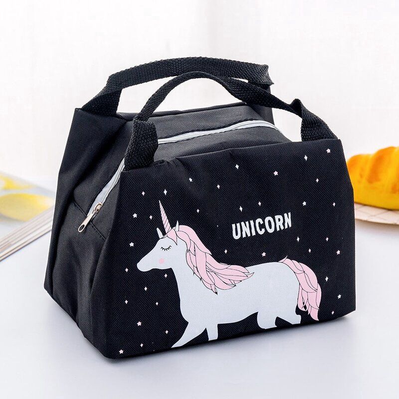 Bento Bag Lunch Bag Unicorn Dark Blue Z1C1-7 07012