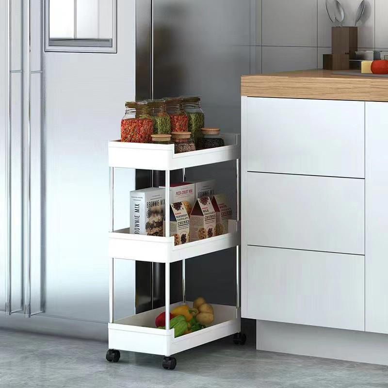 KeyIDe YH902-3 Three Tier Multipurpose Movable Shelf YH902-3置物架 (40x20x61.6cm, 1.3KG) 00445