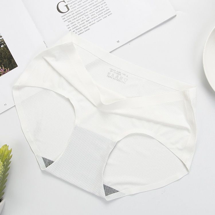 Yayi 850/A5088 Ice Silk Breathable mesh Panties : XL : White 88029