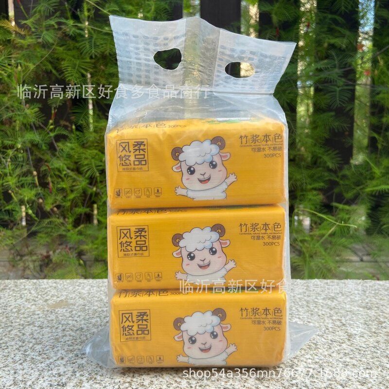 风柔悠品 Facial Soft Clean Paper 1bag 3pack(300pcs/pack) 01857