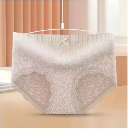 Yayi belly-lifting butt-lifting graphene inner crotch lace panties mid-waist 宫廷3.0 : skin  07239