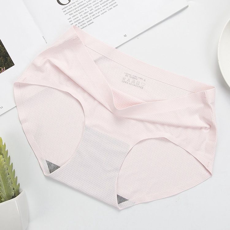 Yayi 850/A5088 Ice Silk Breathable mesh Panties : XL : pink 65672