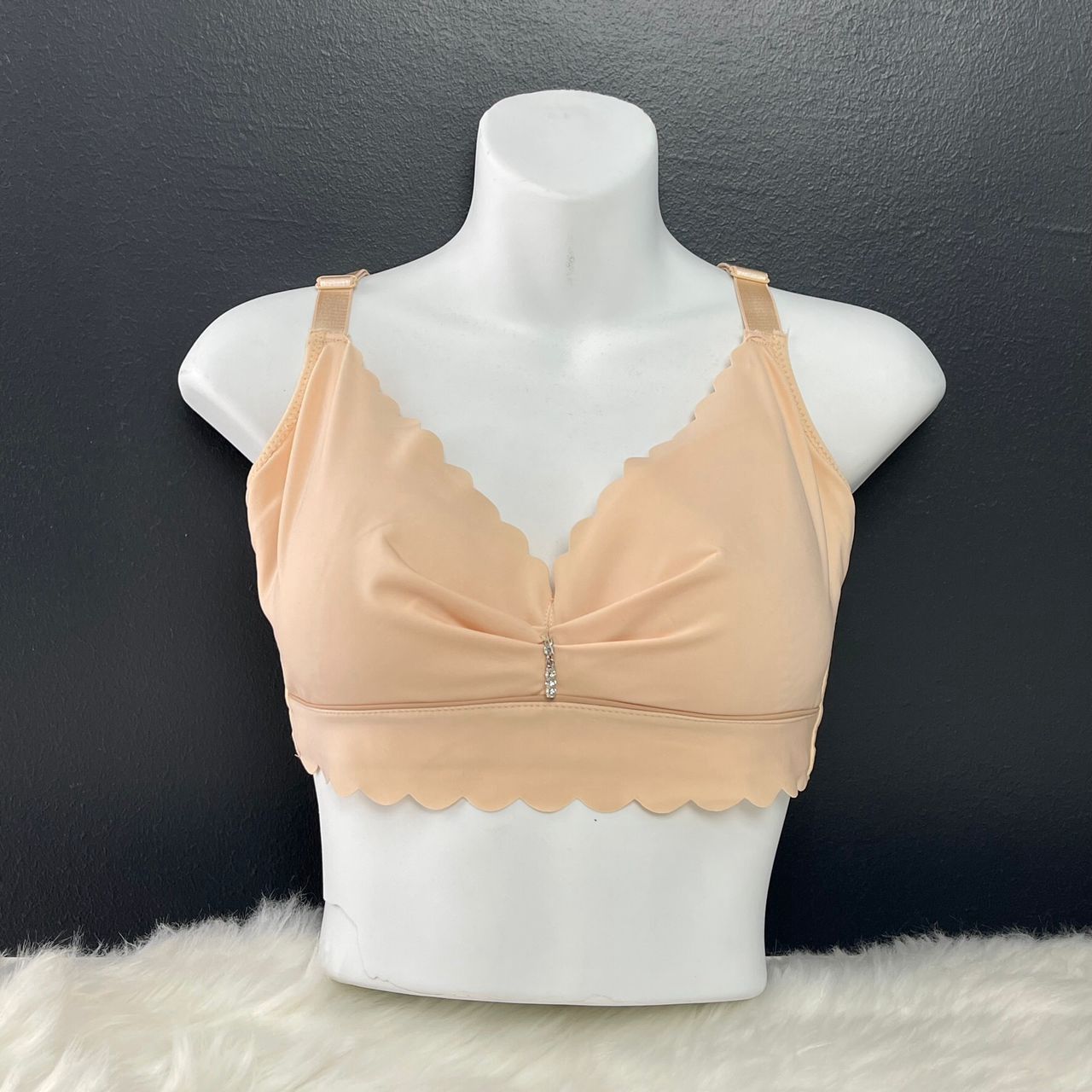 Amoi 2303# Skin 38/85  Latex Bra