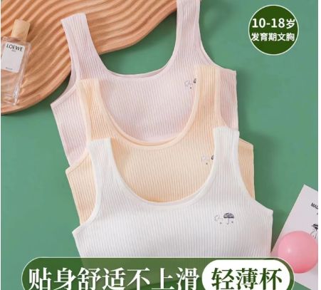 QJ Girls' underwear seamless thread: : 3pcs L   22549