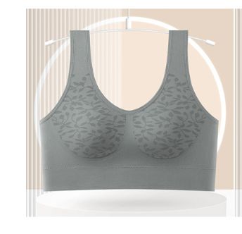 BHS 8849# Seamless push-up vest with breast pads: GREEN 50-93KG 61950