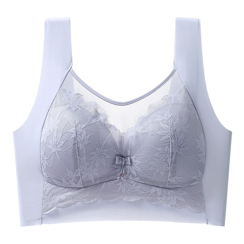 Modai 0025 Women's Lace Underwear Ice Silk: Gray: 2XL 81993