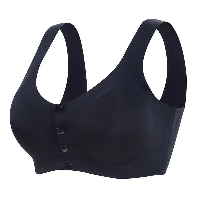 QFT 8842# Latex Fixed Cup Bra: Black: 2xl 86418