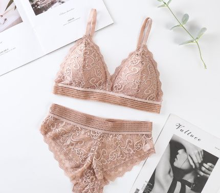 XG Lace underwear set wearwear: apricot: 04444