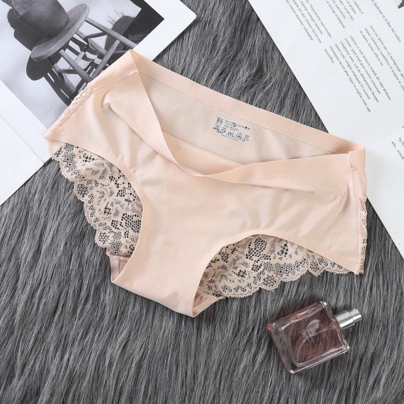 Yayi 93# ice silk Icy Pearl Lace panties : skin  XL 96673