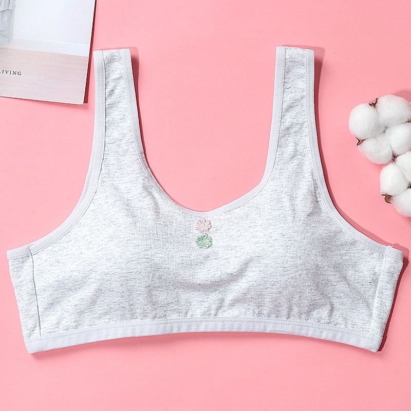 MLL 8209 Girl Back breasted developing vest: Grey 93635