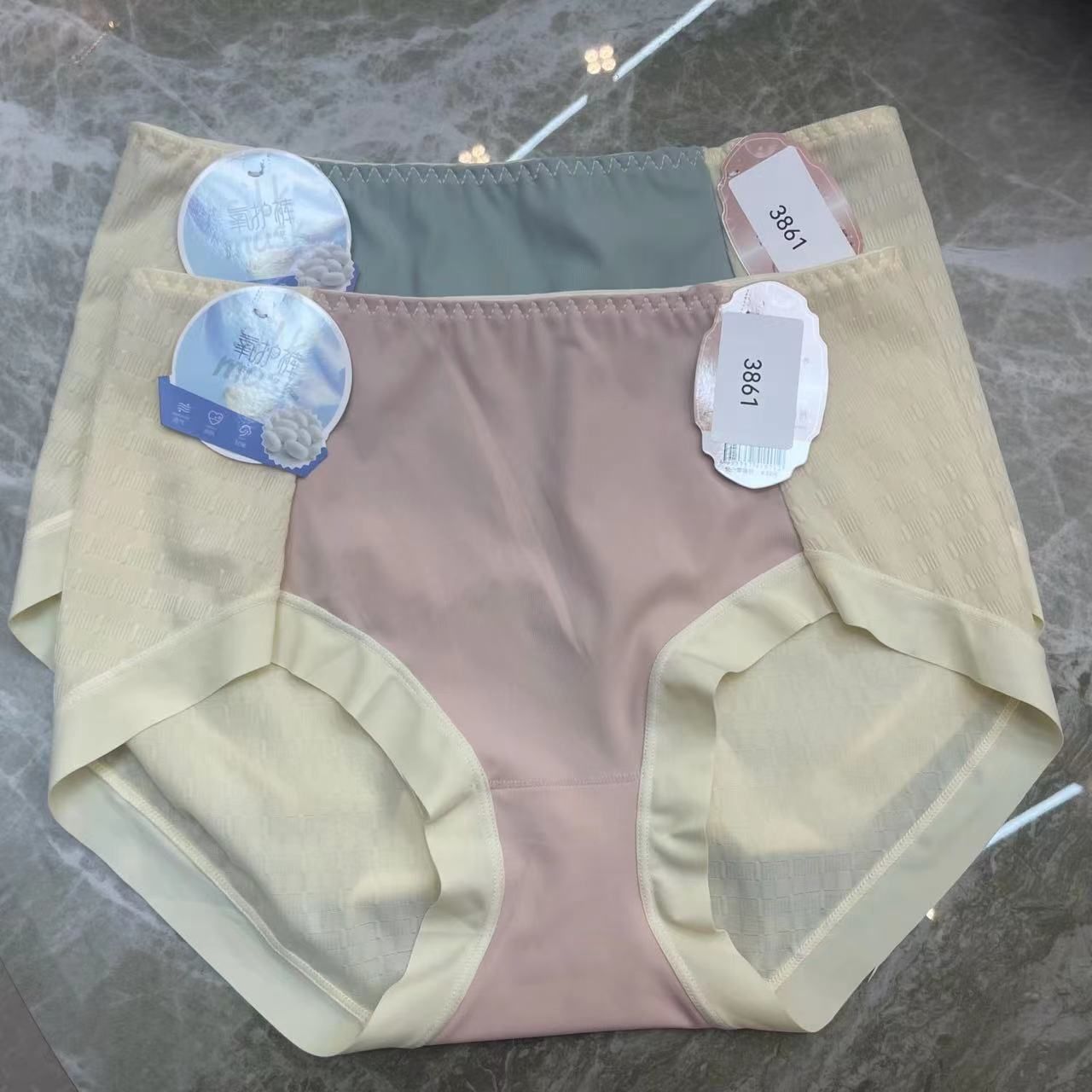 Yixing 3861 ice silk cotton silk Mask Panties 56100
