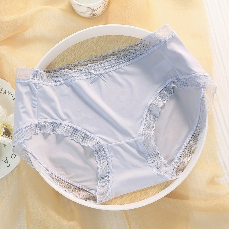 ABN 001 Paclitaxel  cotton crotch antibacterial women's panties: light blue : XL( 60-70kg ) 27066