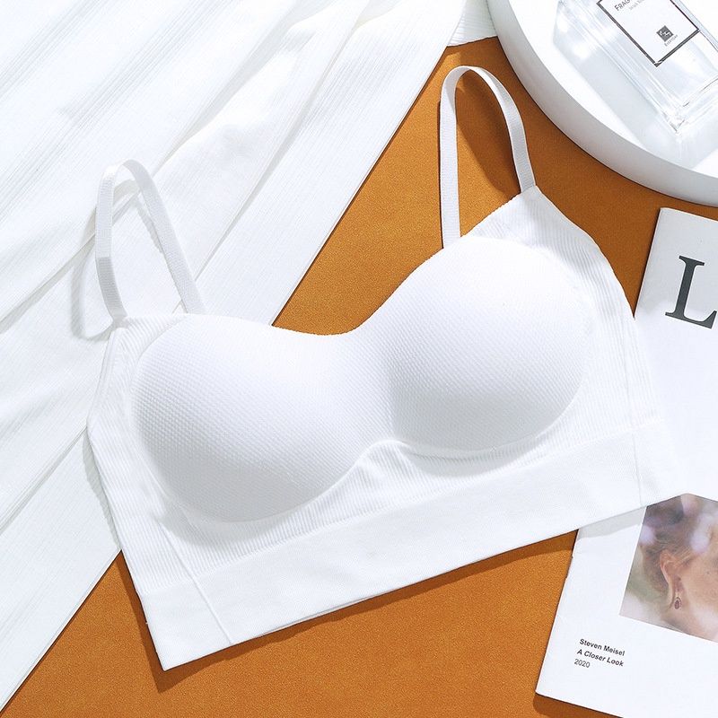 yatong11217# Sling back-fixing coaster Bra: White  51346