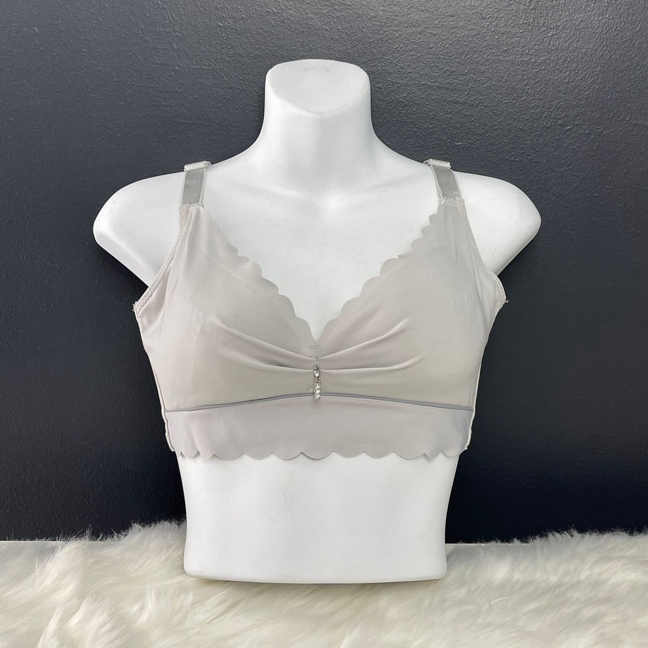 Amoi 2303# Grey 36/80  Latex Bra