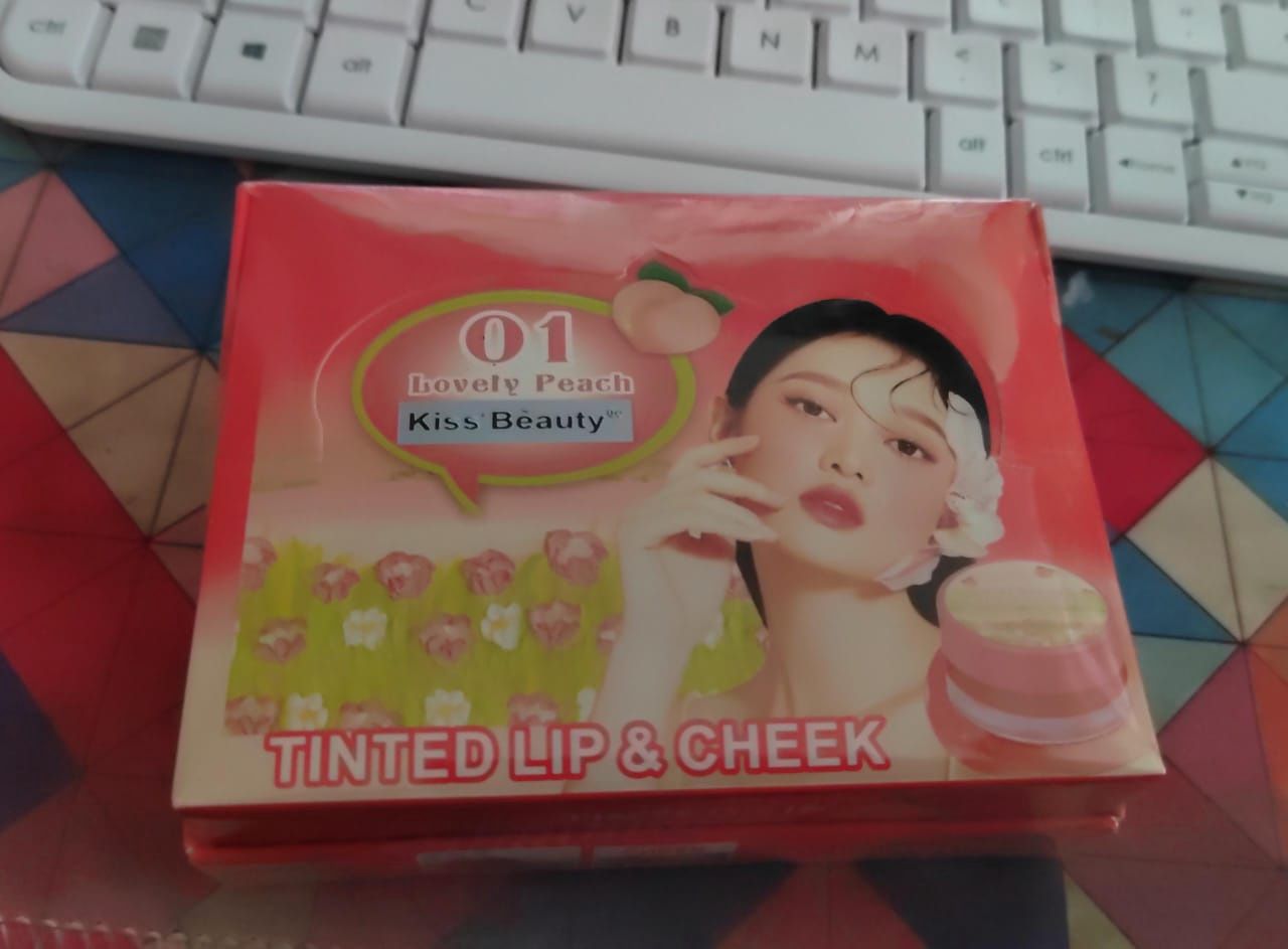Kiss beauty 95136 TINTED LIP&amp;CHEEK, #: 01 Peach