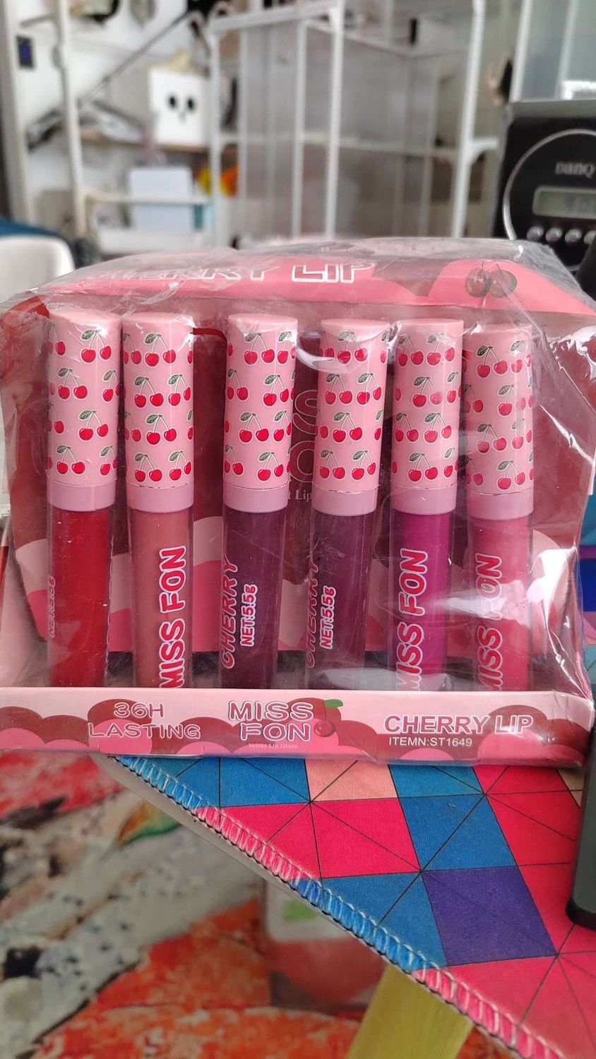 Miss Fon ST1649 Cherry Velvet Lip Glaze   54226