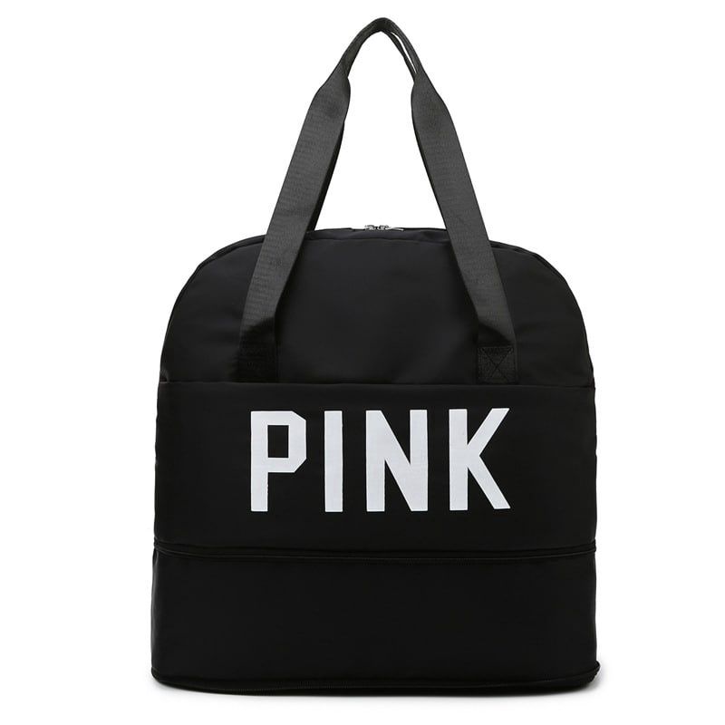 Gym Bag Yoga Bag Expandable Pink Black 1030 22763