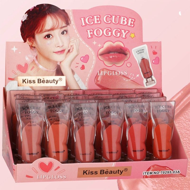 Kiss Beauty 70295-03A Matte Ice Cube Foggy Lipgloss 16479 (24/ctn)