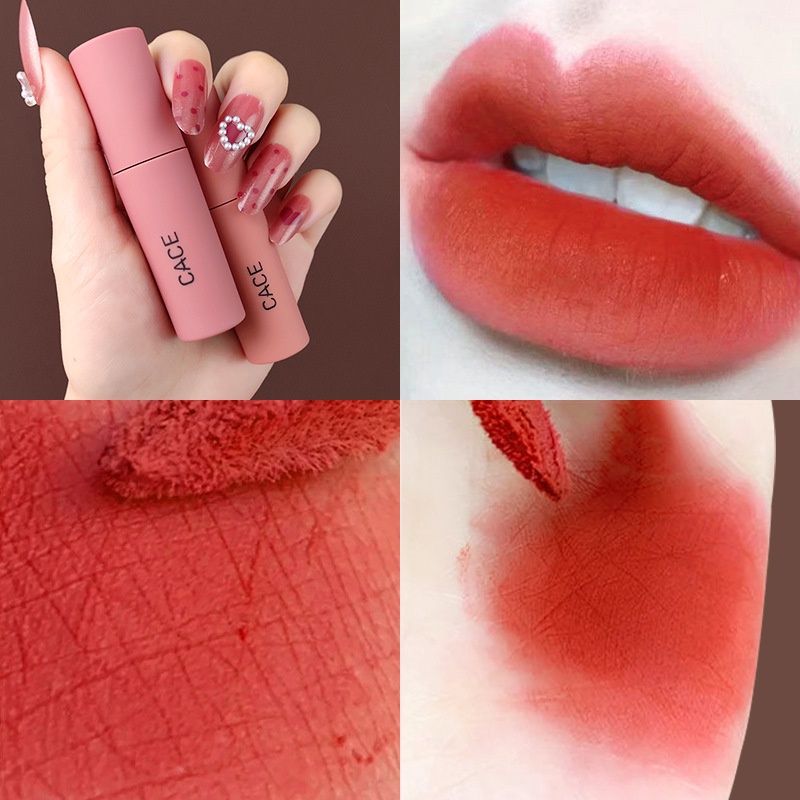 QZ Cace C09 Velvet Matte Lip Gloss: 3# Kāiyán 62987