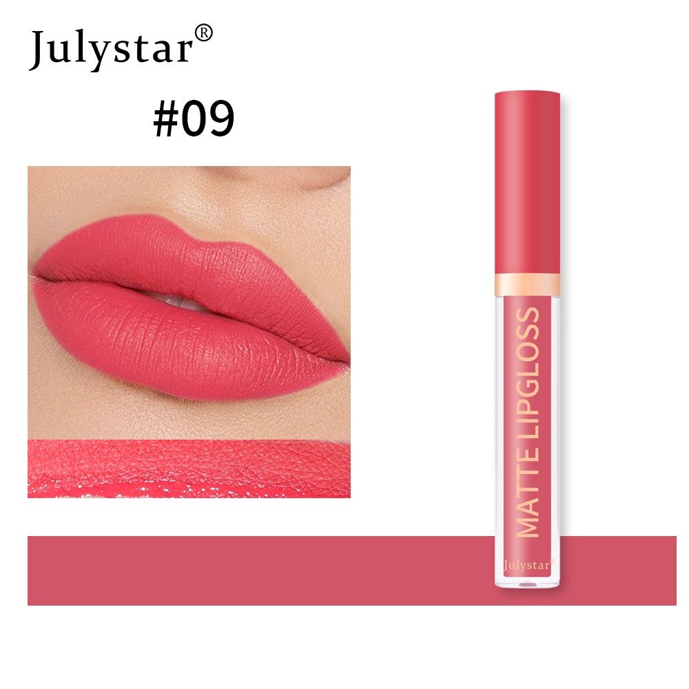 Julystar J701-030-09Matte Liquid Lipgloss : 09#: 2.5ML 35953