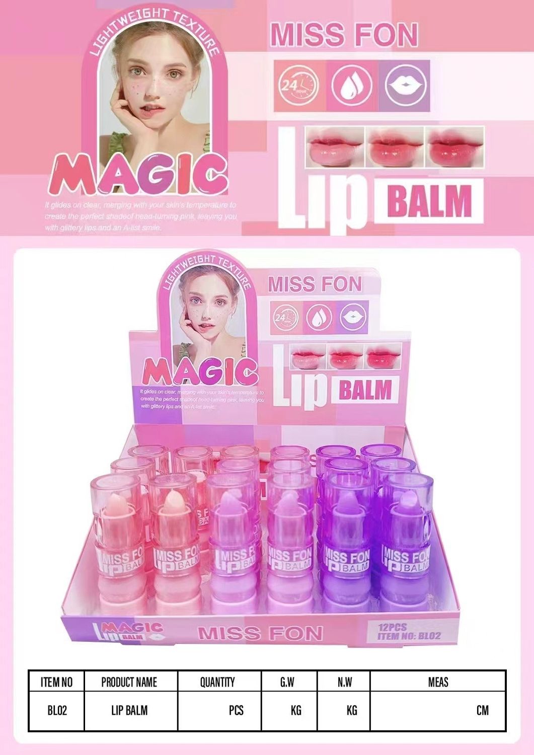 63106 XC Temperature-Change Lipstick