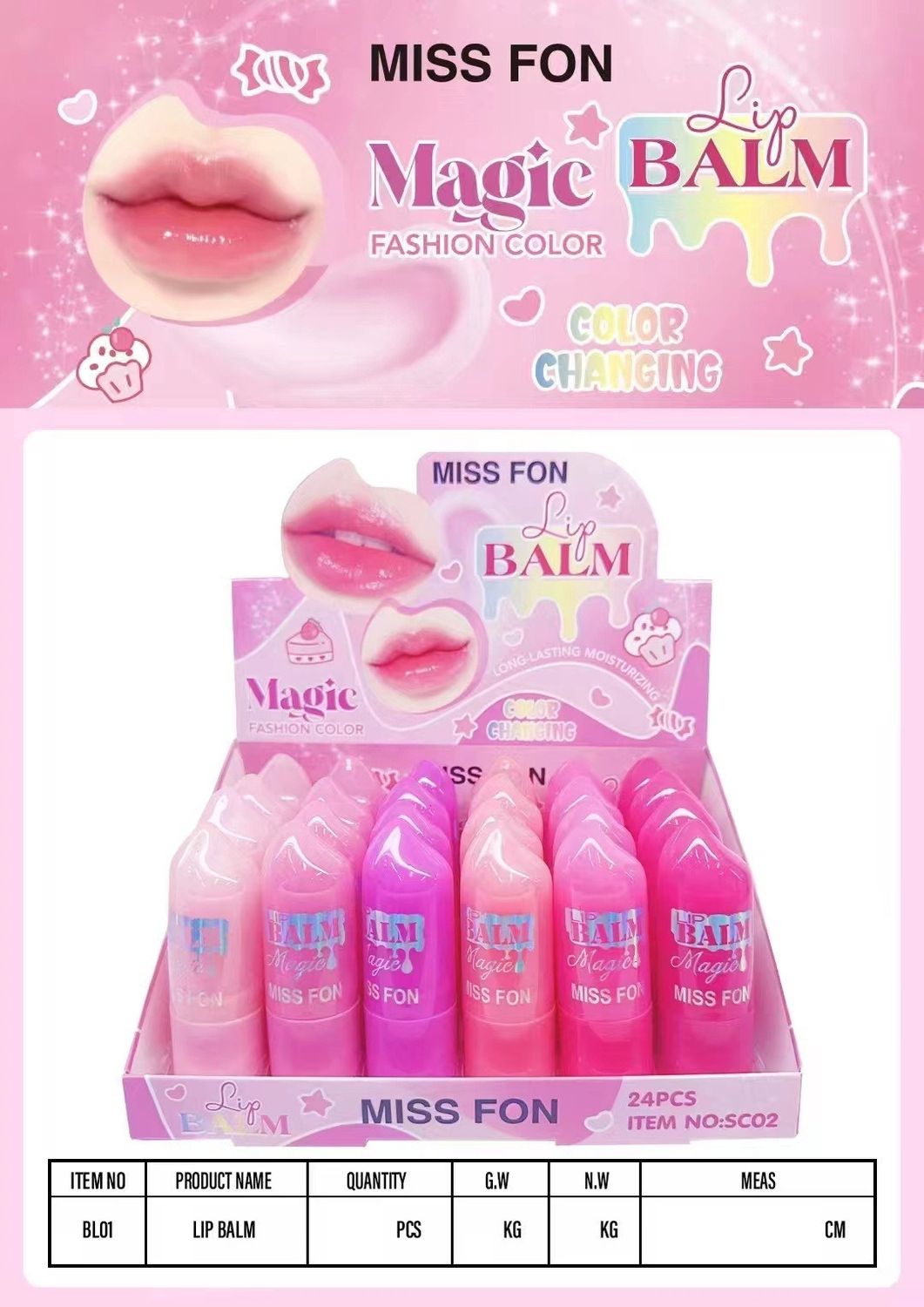 63106 XC Temperature-Change Lipstick, #: BL01