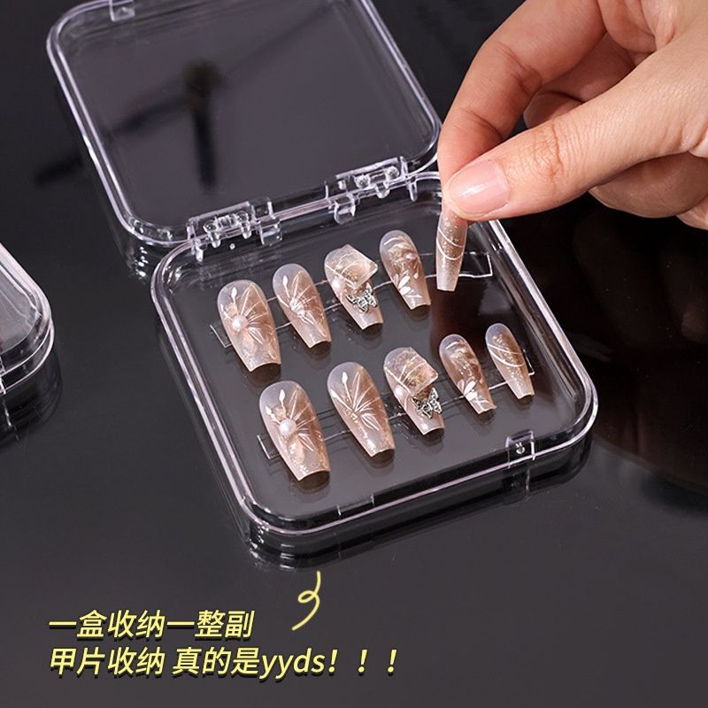 zc Trans nail art  box 7.5*7.5cm