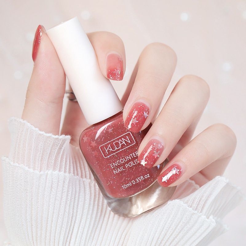 Kudan water nail polish : 19 affectionate glaze red: 10ML 28004