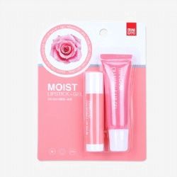 Moist Lip Balm And Lip Gel (2 Pcs)
