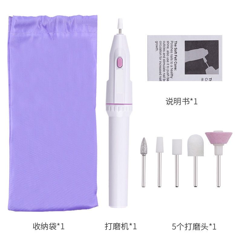 OM Electric nail polisher w 5 nail polish heads