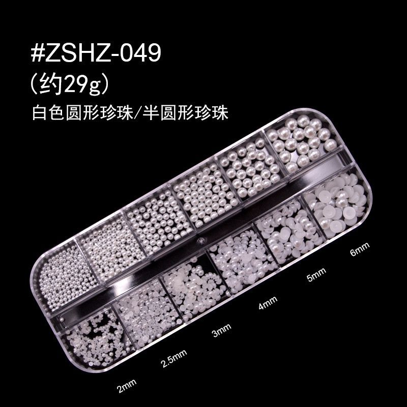Shiyi pearl round nail art : ZSHZ-049 78269