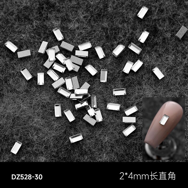 XR Nail art: 5pcs , long right angle 2*4mm (DZ528-30) 97168