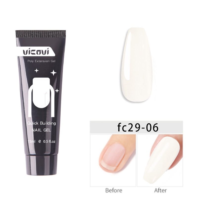 vicovi 15ML Crystal nail extend gel : fc29-6