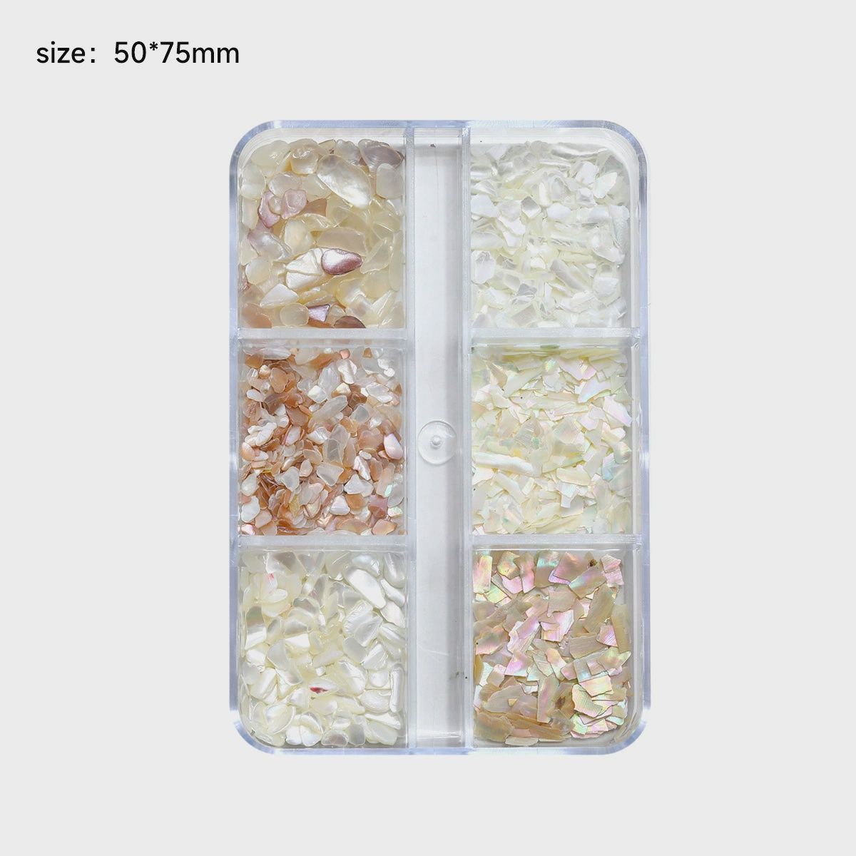 94780 HRUI  6-grid nail art shells (YH338-40)