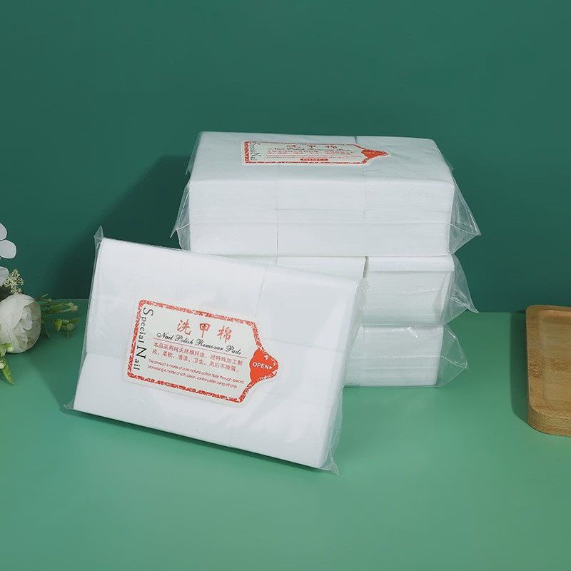 Hard makeup remover cotton pads (1000 pieces/hard white)