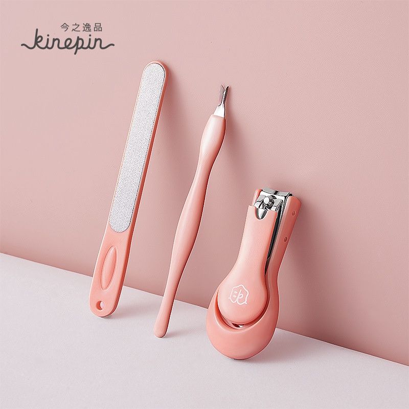 60573 Kinepin Manicure set (nail clippers + cuticle pick + nail file)
