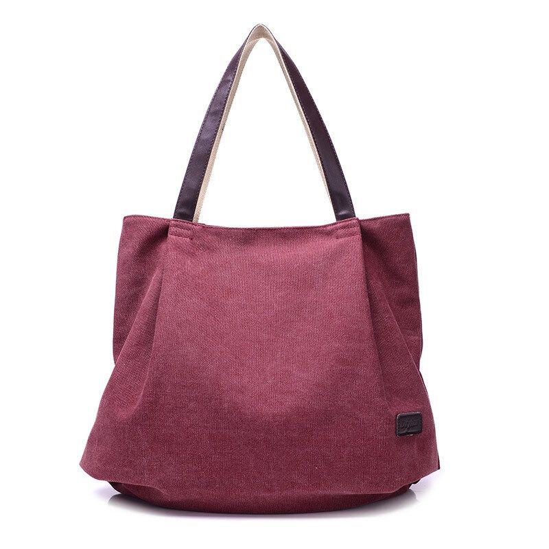 Dxyizu Ladies Fashion Simple Handbag - Red 00246