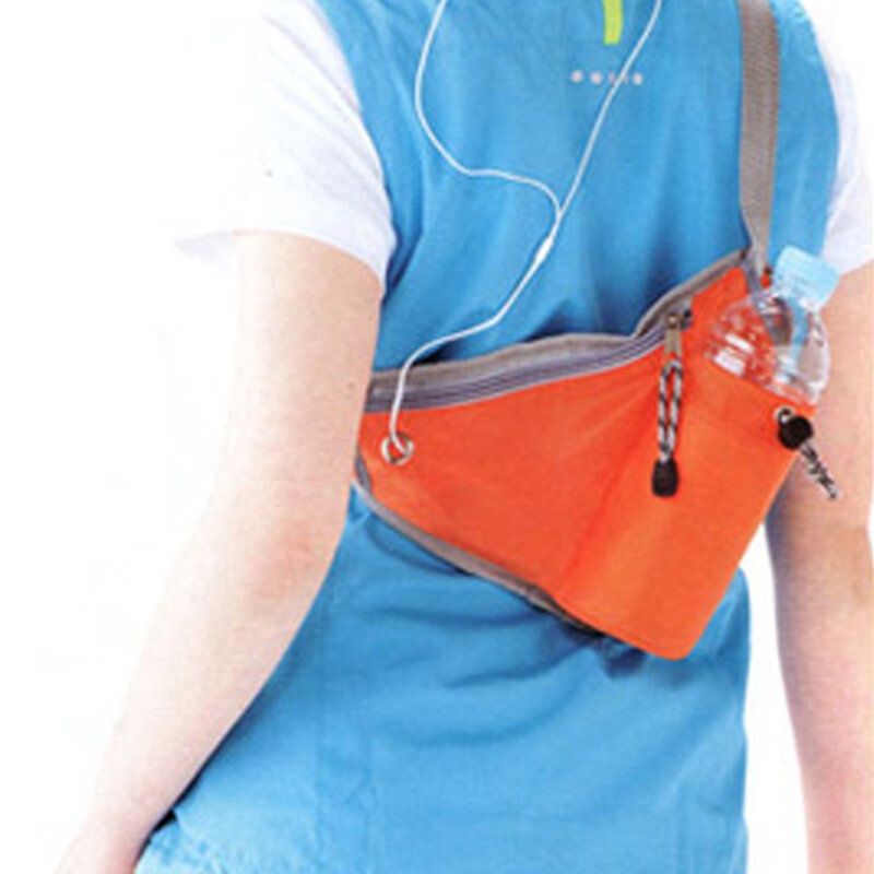 Fashion Simple Triangle Waist/Chest Bag 200x200x170mm - Orange 00232