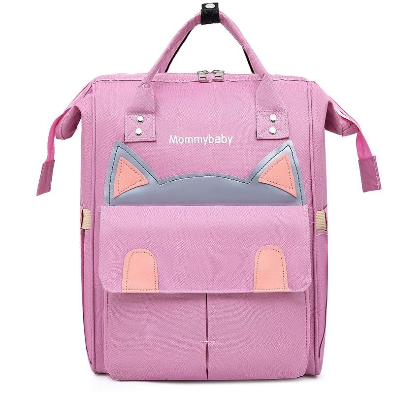 Mommy Baby Cat Backpack Pink 43496