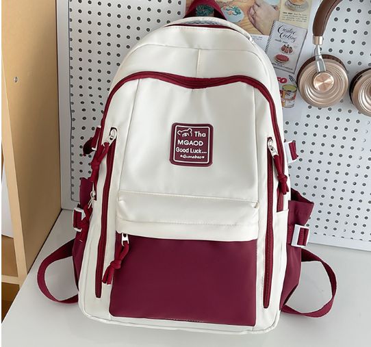 shanrui X-030 Contrast color backpack: red 13310