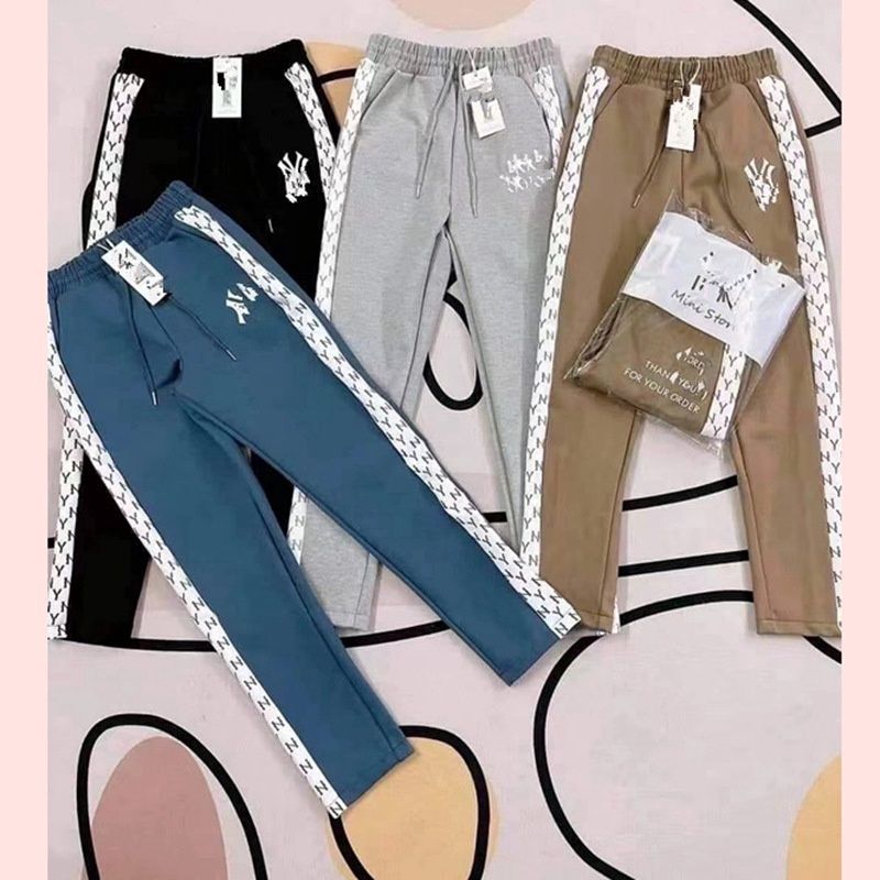 Yameng straight wide leg sweatpants: blue 65227