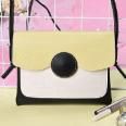 Wild color crossbody bag (yellow) 百搭撞色斜挎包(黄色) 21370