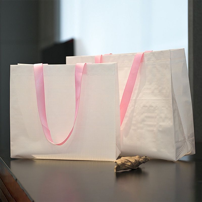 25018 Woven bag-pink : 43*32*11cm
