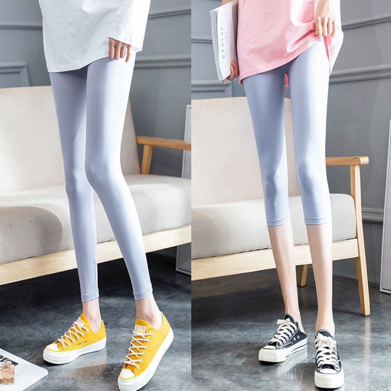 MP ice silk Sports  Pants: Light Gray [Ice Silk Nine Points]: 3XL 82251