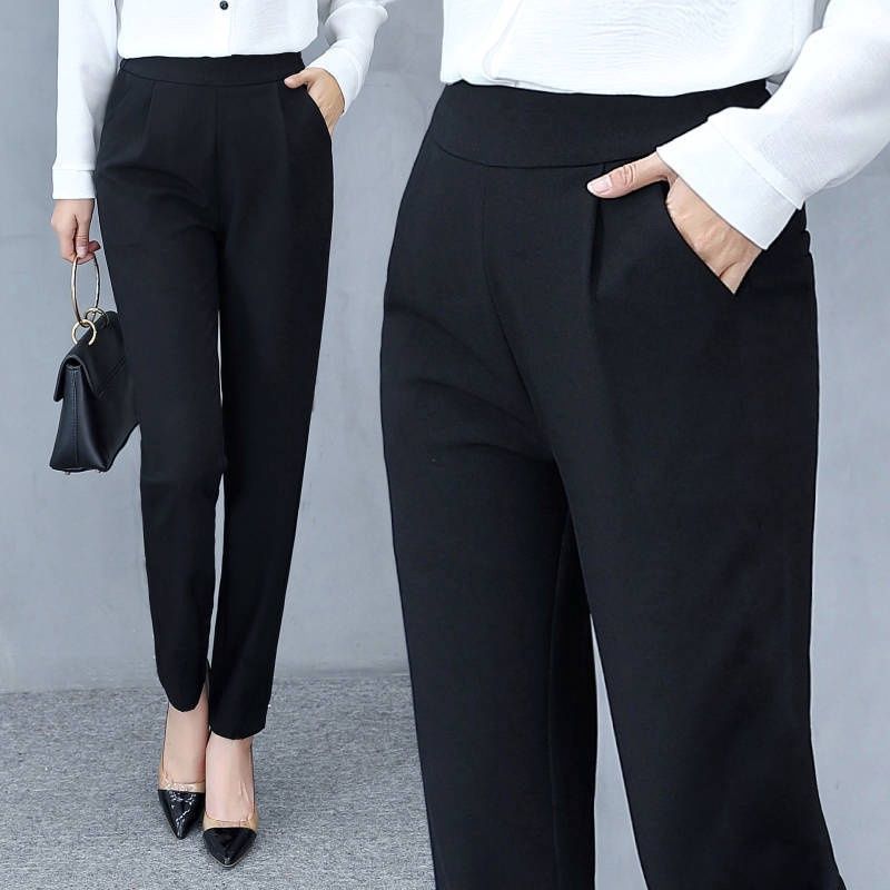 Xinye High-waisted stretch harem pants: Caramel: 2XL 47636
