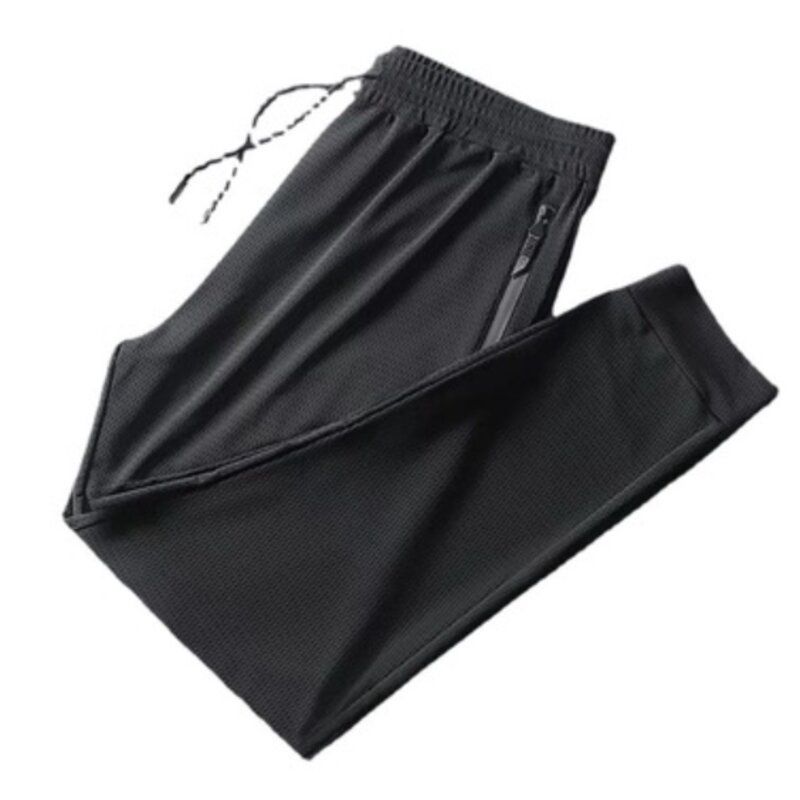 Zoyoute Ice Silk Quick-drying Pants Long Pants Color: S002 Straight Ice Silk Pants Size:  2XL