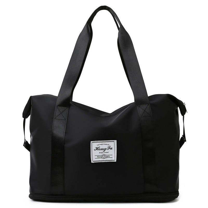 Travel Bag Expandable 0830 Black 14028