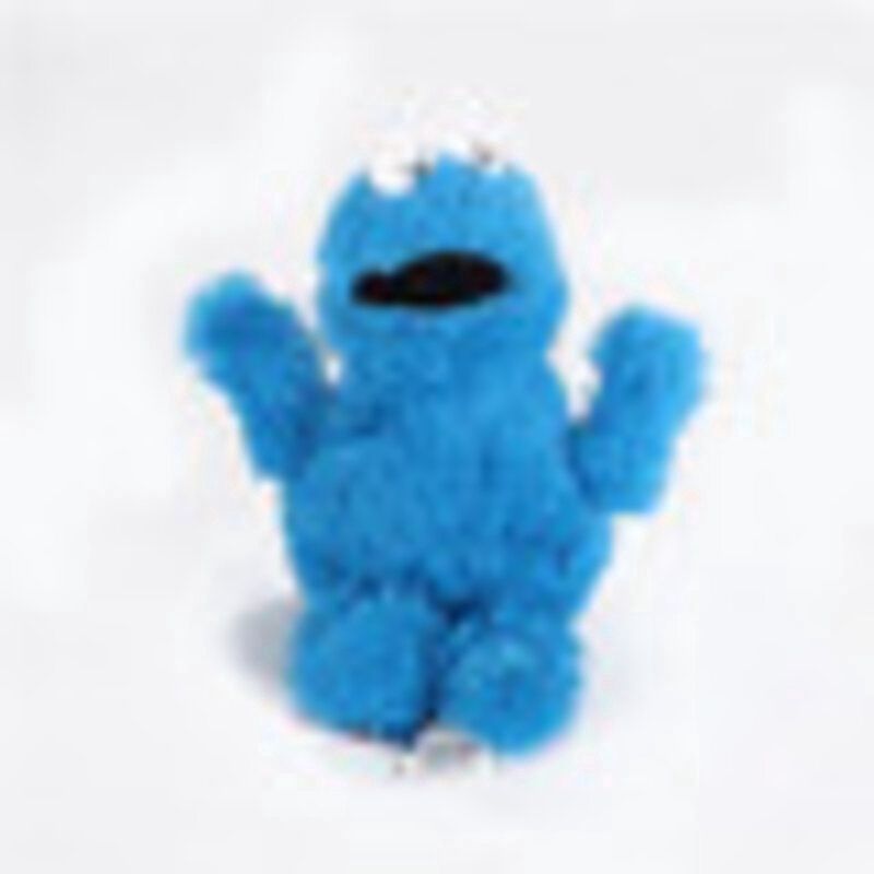 Baihuzi Seseame Street Cookie Moster Blue Elmo Plush Toy 01705