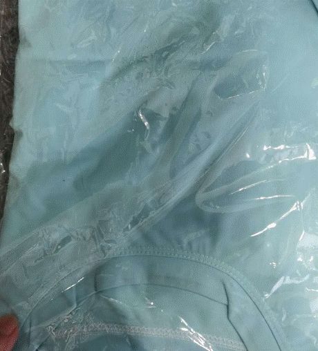 VN long shirt n skirt set wear lakeblue+light blue 22260